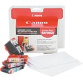 Canon 3e/6 Black/Cyan/Magenta/Yellow Standard Yield Ink Cartridge, 4/Pack (4479A292)
