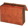 Extra Wide Heavy-Duty Expanding Wallets, Legal, 5 1/4 Expansion, 10/Box