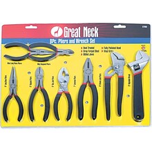 Great Neck 8-Piece Plier and Wrench Tool Set