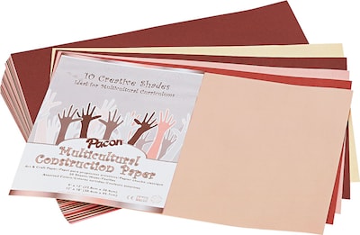 Pacon® Multicultural Construction Paper; 12 X 18, 50 Sheets