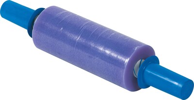 10 x 1000 80 Gauge Cast Stretch Wrap, Purple Tinted, 4/Carton (GOOD1080BEM)
