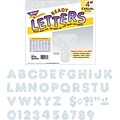 Trend Sparkle Uppercase Ready Letters®, 4, Silver, 1/Set (T1613)