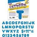 Trend Sparkle Uppercase Ready Letters®, 4, Blue, 1/Set (T1617)