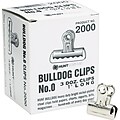 X-Acto® Bulldog Clips, 1W, 36/Box