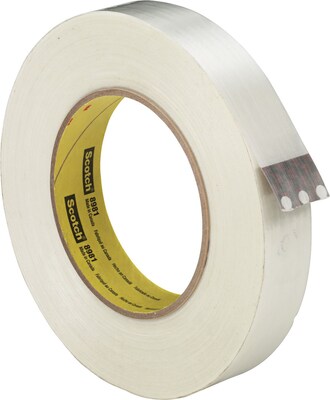 Scotch® Filament Tape 8981 Clear, 24 mm x 55 m (MMM898124MM)