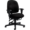 Global® Granada Low-Back Task Chair, Black