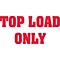 Staples® Top Load Only Labels, White/Red, 5 x 3, 500/Rl