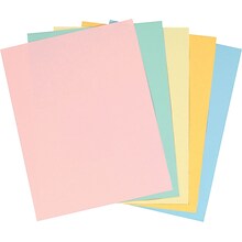 Pastel Colored Copy Paper, 8 1/2 x 11, Assorted Colors, 400/Pack (14804)