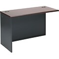 Mahogany/Charcoal 48x24 Left Return for HON® 38000 Modular Series