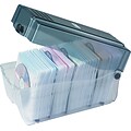 Innovera® CD/DVD Storage Case; 150-Disc Capacity, Clear