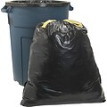 Trash Bags, Drawstring, Black, 33 Gallon, 30 Bags/Box