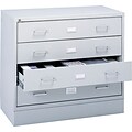Safco® A/V Microform Stackable Storage Cabinet; Light Grey