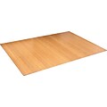 Anji Mountain Tri-Fold Bamboo Chair Mat, Rectangular, 47 x 60, Natural