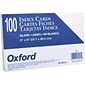 Oxford Index Cards, 5" x 8", White, 100 Cards/Pack (50EE)