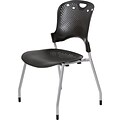 Balt® Circulation Stack Chair; Black