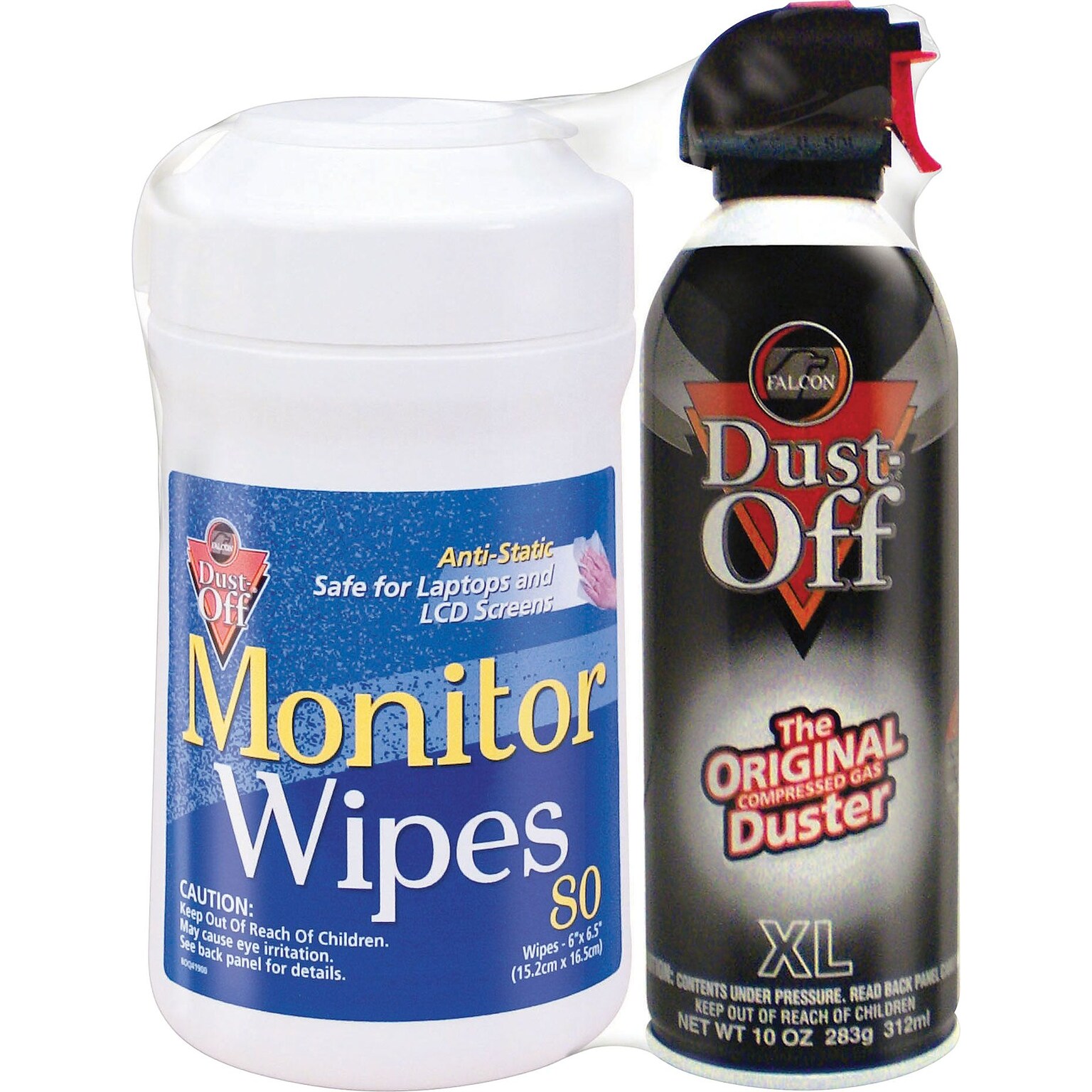 Falcon® Dust-Off® Duster & Electronic Wipe Combo