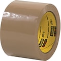 Scotch® #375 Hot Melt Packing Tape, 3x 165, Tan, 24/Case