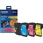 Brother LC653PKS Cyan/Magenta/Yellow High Yield Ink Cartridge, 3/Pack