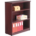 Alera Valencia Series 3-Shelf 48H Bookcase Storage System, Mahogany (VA634432MY)