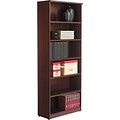Alera® Valencia Series Bookcase Storage System, 6-Shelf, Mahogany