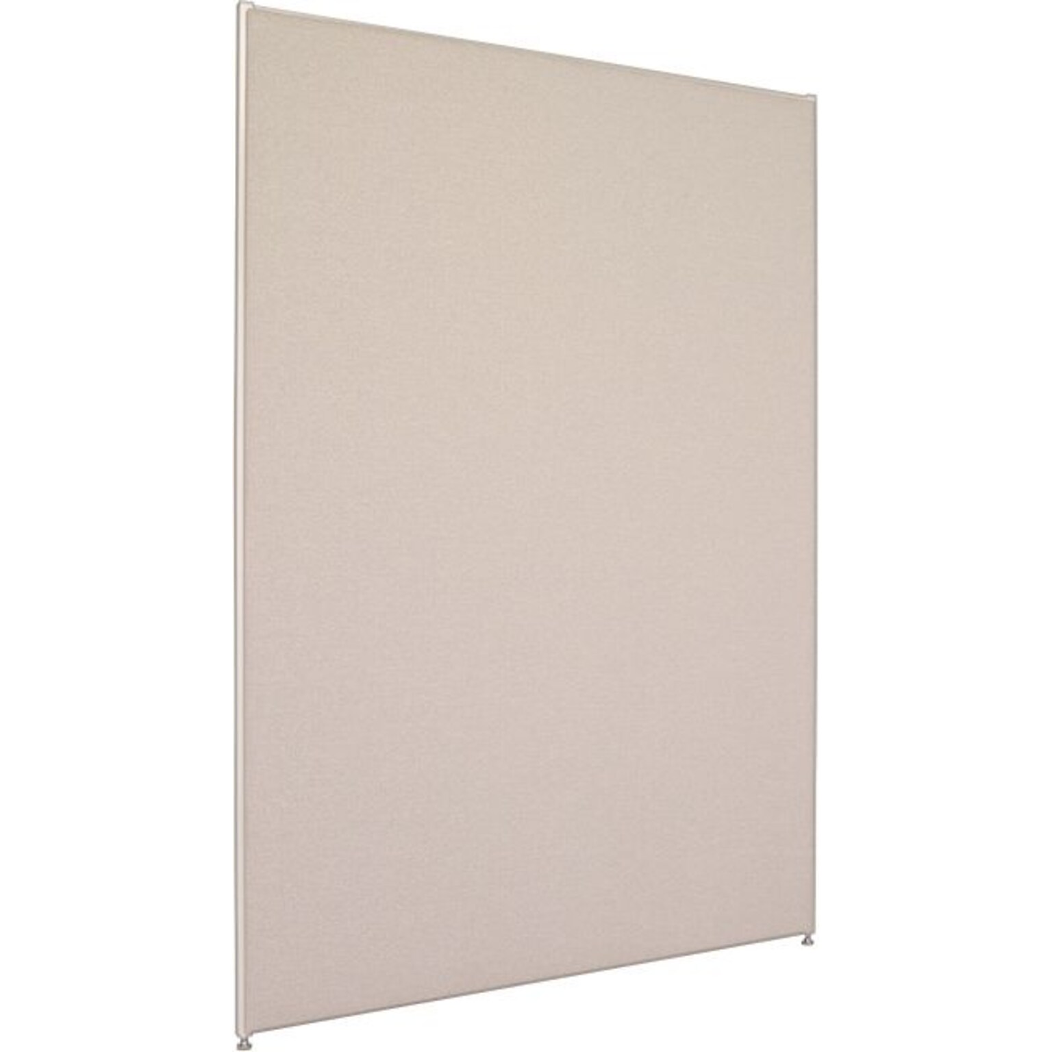 HON Verse Panel, 48W x 72H, Light Gray Finish, Gray Fabric (BSXP7248GYGY)