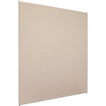 HON Verse Panel, 60W x 72H, Light Gray Finish, Gray Fabric (BSXP7260GYGY)