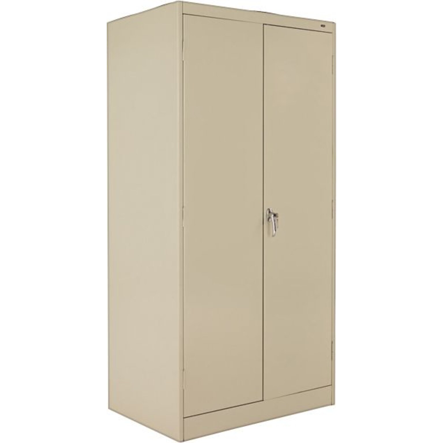 Tennsco Standard 72 Steel 4 Shelf Storage Cabinet, Putty (TNN1480PY)