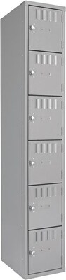 Tennsco 72" Gray Storage Locker (BS6-121812-A)