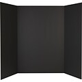 Staples® Tri-Fold Foam Presentation Board, 4x3, Black (902091)