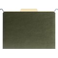 Find It® Hanging File Folders, Legal, 5 Tab, Green, 20/Box