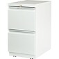 HON Brigade 2-Drawer Mobile Lateral File Cabinet, Letter Size, Lockable, 28"H x 15"W x 23"D, Gray (H33823RLQ)