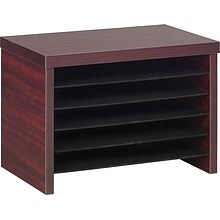 Alera™ Valencia Series U and L Groupings in Mahogany, Under-Counter File Organizer