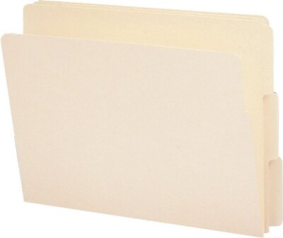 Smead End Tab File Folder, 1/3-Cut Tab, Letter Size, Manila, 100 per Box (24130)