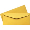 Quality Park Gummed Kraft Business Envelopes, 4 1/2 x 10 3/8, Brown, 500/Bx