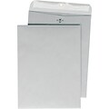 Quality Park 28lb. Clasp Colored Catalog Envelopes, Grey Kraft, 9x12, 100/Box