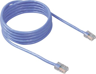 Belkin, 3 SnaglessCAT 5E, 10/100Base-T Patch Cables, Blue