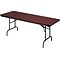 Iceberg® Premium Wood Laminate Folding Tables, 72x30, Mahogany