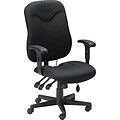 Safco Comfort Series Executive Chairs with Cut-Out Feature, Posture, Black