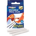 Prang Hygieia Dustless Chalk, White, 12/Box, 12 Boxes/Carton (31144CT)
