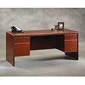 Sauder® Cornerstone Collection 70 Executive Desk, Cherry Finish