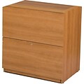 Bestar® Executive Office Collection in Cappuccino Cherry Finish, Lateral File