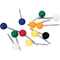 Advantus Gem Map Tacks, Assorted, 100/Pack (MTA)