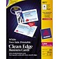 Avery Clean Edge Business Cards, 2" x 3 1/2", Matte White, 200 Per Pack (5871)
