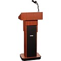 AmpliVox Sound Systems Executive Adjustable Height Lectern, Walnut (S505A-WT)