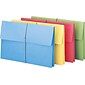 Smead 10% Recycled File Pocket, 2" Expansion, Legal Size, Assorted, 50/Box (245A)