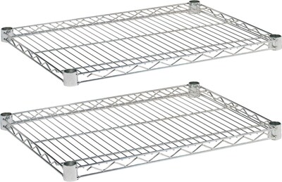 Alera™ Extra Industrial Wire Shelves; 24Wx18D, Silver