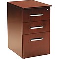 Safco® Napoli Collection In Sierra Cherry, Pedestal File, 3 Drawer
