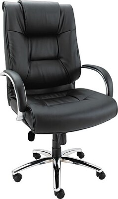 Alera™ Ravino Big and Tall Series Leather Swivel/Tilt Chairs, High Back, 450lb. Capacity