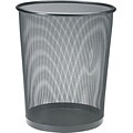 Rubbermaid Concept Collection Steel Trash Can with no Lid, Black, 5 gal. (FGWMB20BK)