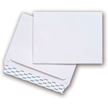 Staples Wove Side-Opening EasyClose Booklet Envelopes, 9 x 12, White, 100/Box